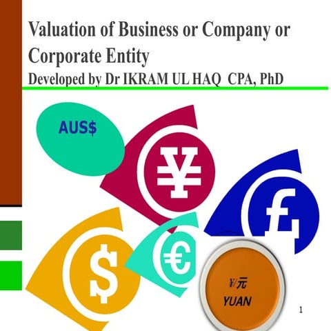 L 19   Valuations of Business -Company or Corporate Entity