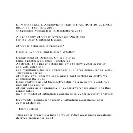 L. Marinos and I. Askoxylakis (Eds.) HASHCII 2013, LNCS 8030.docx