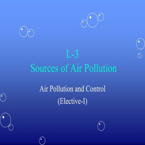 AIR POLLUTION CONTROL L 3
