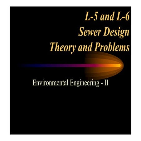 L 5and l-6 sewer design