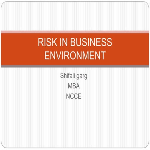 L 6 business risk
