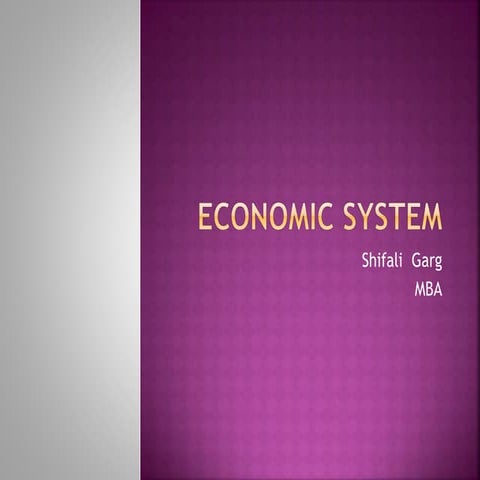 L 7 economic system
