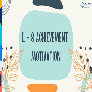 Mcclelland's theory of achievement motivation | PDF