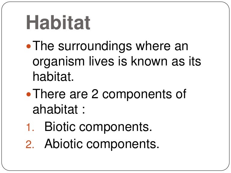 Living organisms & their surroundings