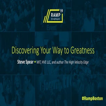 Creating high velocity organizations- InsightSquared