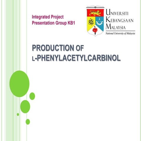L-Phenylacetylcarbinol presentation