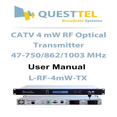 CATV Optical Transmitter