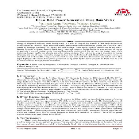 The International Journal of Engineering and Science (IJES)