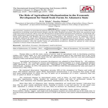 The International Journal of Engineering and Science (The IJES) | PDF