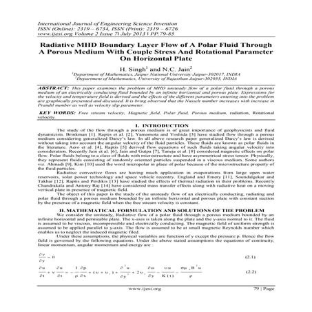 Effects of wall properties and heat transfer on the peristaltic | PDF