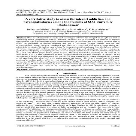 An analysis of internet addiction levels of individuals | PDF
