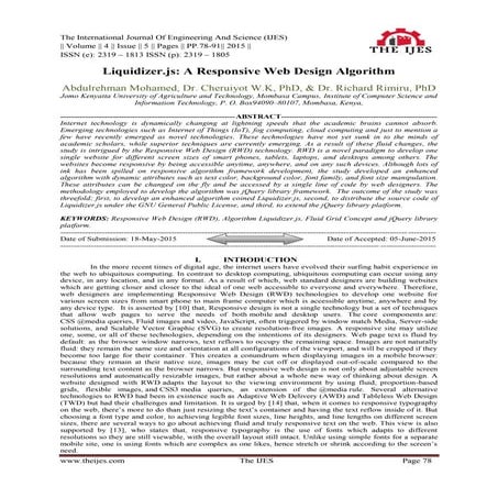 Liquidizer.js: A Responsive Web Design Algorithm