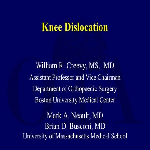 L06 knee dislocations