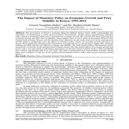 Monetary policy and economic growth of nigeria | PDF