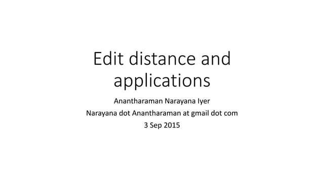 L06 stemmer and edit distance