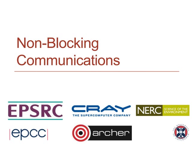 Non-blocking Communications In High Performance Computing.pdf