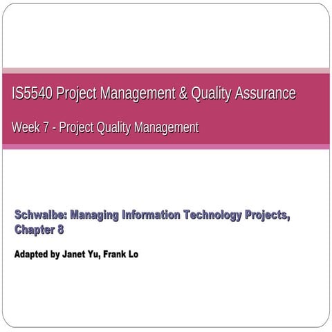 L07 quality management