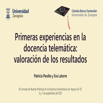 Primeras experiencias en la docencia telemática:  valoración de los resultados