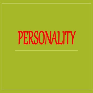 PERSONALITY.pptx