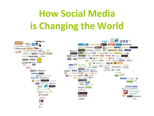 How Social Media Is Changing The World
