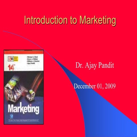 L1   introduction to marketing mm i