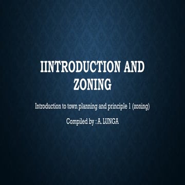 Lecture One : Introduction to Zoning.pptx