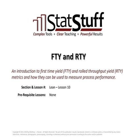 FTY and RTY with Matt Hansen at StatStuff