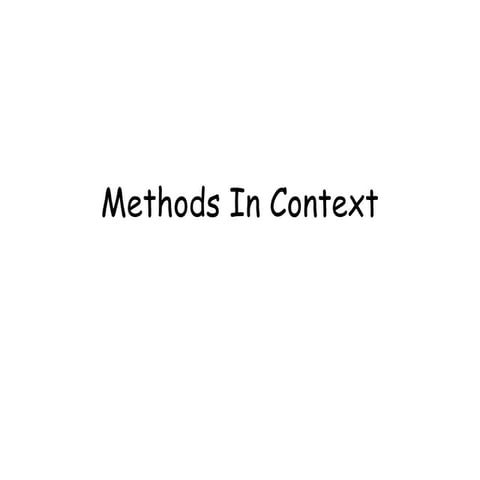 L10 methods in context