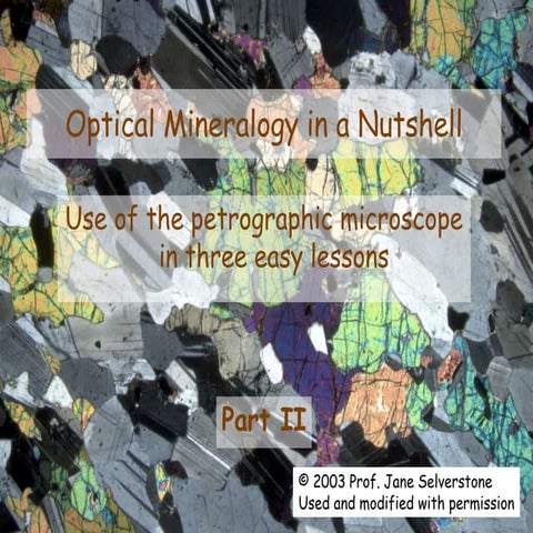 L 10 onwards Optical Mineralogy (2).pptx
