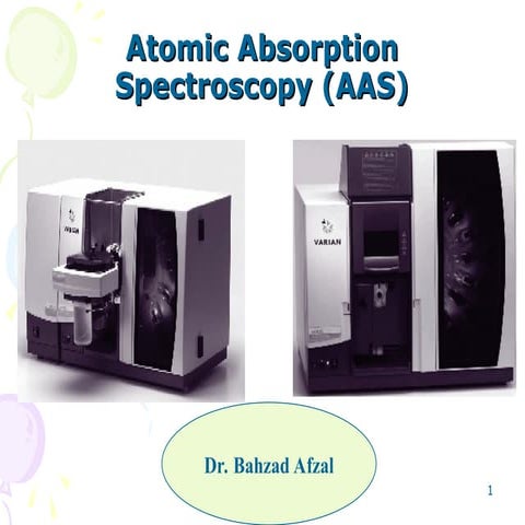Applications of Atomic Absorption Spectrometry (AAS) | PPT