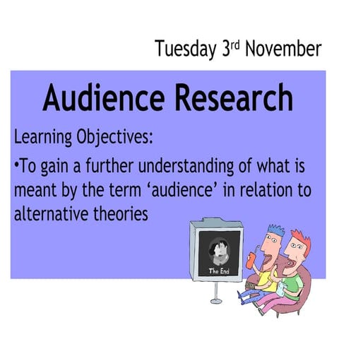 L11   audience theories