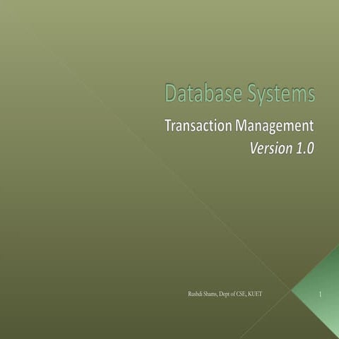 L11 l12 l13  transaction management