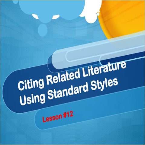 Step 1 Prepare References entries.Prepare References entries | DOCX