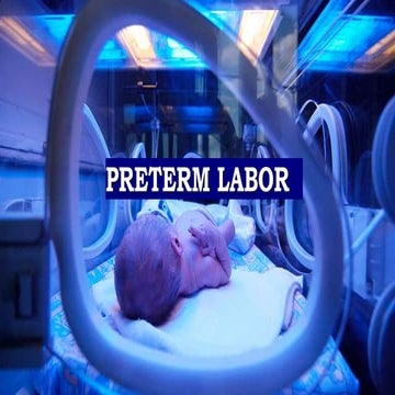 Lecture 22 Preterm Labor.pptx