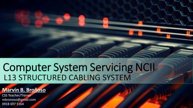 CSS L13 STRUCTURED CABLING SYSTEM
