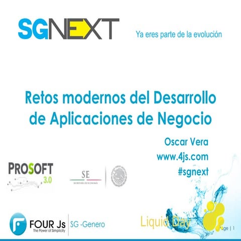 Liquid Day - Retos modernos del desarrollo de aplicaciones de negocio