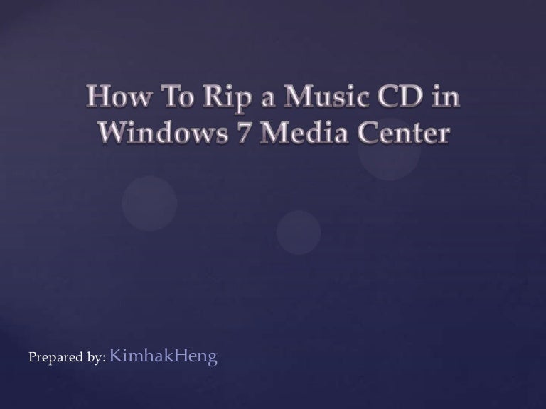 how to copy a cd to another cd in windows 7
