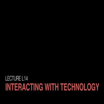 L14 interacting with technology