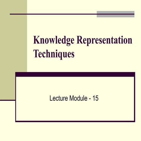 knowledge presentation of saroj kaushik slides