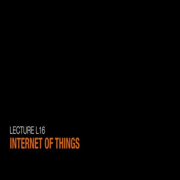L16 Internet of Things