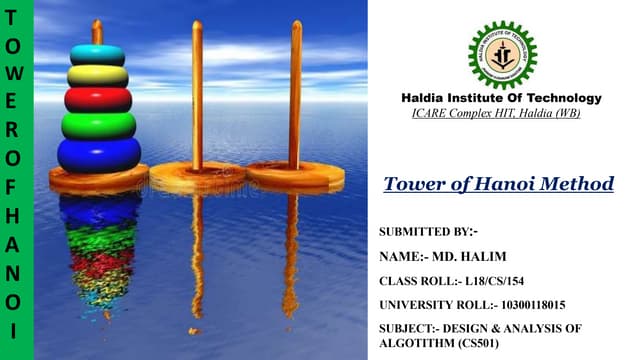 Tower of Hanoi Method
