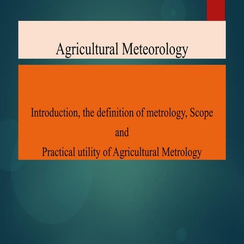 L1agricultural-meteorology and agriculture .pdf