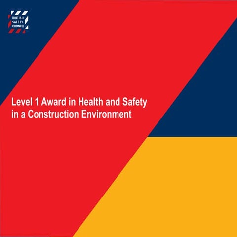 L1 Health & Safety in construction environment powerpoint