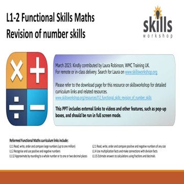 Skills_Level 2 Functional Slkills Maths.