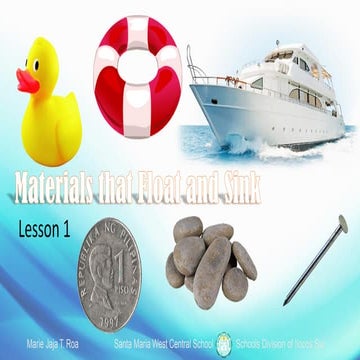 Materials that Float and Sink | PPT