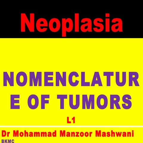 L1 nomenclature of tumors