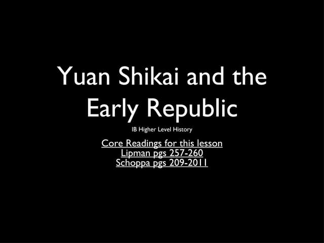 L1 yuan shikai