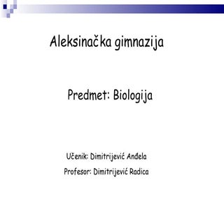 L202 - Biologija - Mali mozak i kim...
