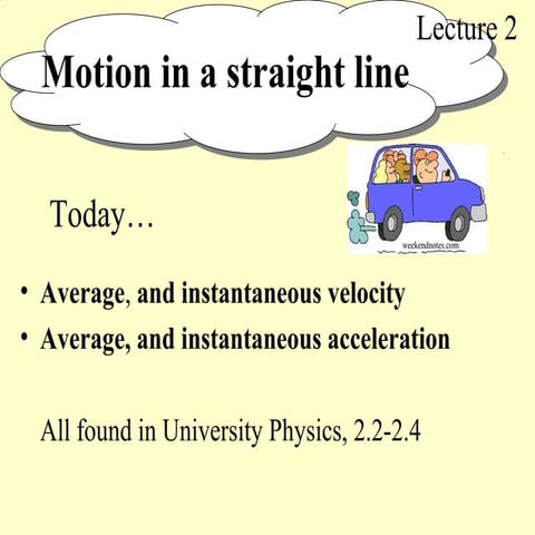 Newton's Laws of Motion L2.1