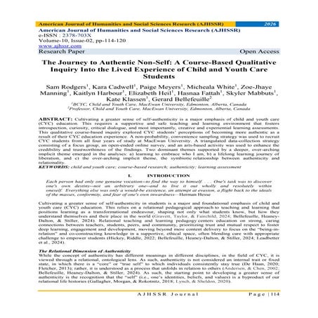 The Journey to Authentic Non-Self: A Course-Based Qualitative Inquiry ...